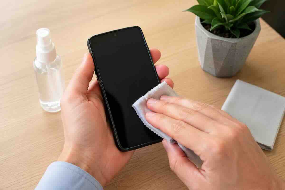 Pulizia dello smartphone